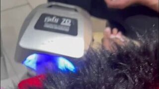 Horny In The Nail Salon - porn video