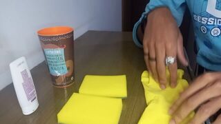 Making and Trying a Homemade Pussy - porn video