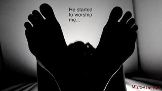 Sub gives femdom worship to his Mistress - porn video