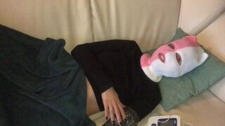 Stepsister gets sick and asks stepbrother to cure her and get into her panties - porn video