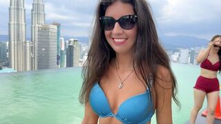 Picked up a beauty in a luxury hotel and fucked her in her room - porn video