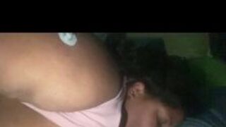 Feeding BIG TIT thot my huge cock - porn video