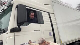 The trucker slut from the highway parking lot - porn video